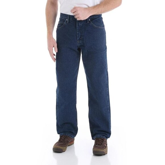 Mens Wrangler Five Star Relaxed Fit Jean with Flex Size 48x30 - Picture 2 of 6